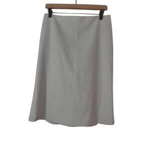 Theory Womens Gray Wool Blend Classic Pencil Skirt Gray Size 10 Style 10205307